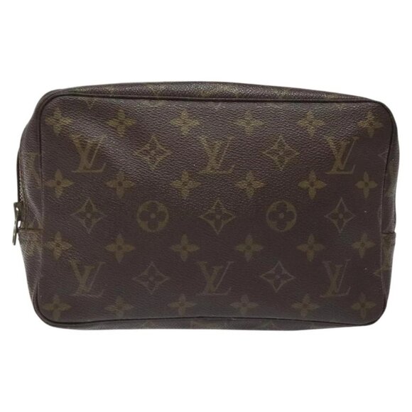 LOUIS VUITTON Monogram Trousse Toilette 23 Clutch Bag LV Auth - Picture 3 of 16
